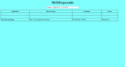 Desktop Screenshot of moxproject.info